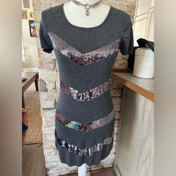 Epic Threads Dresses & Skirts - Epic Threads Charcoal Sequin Dress